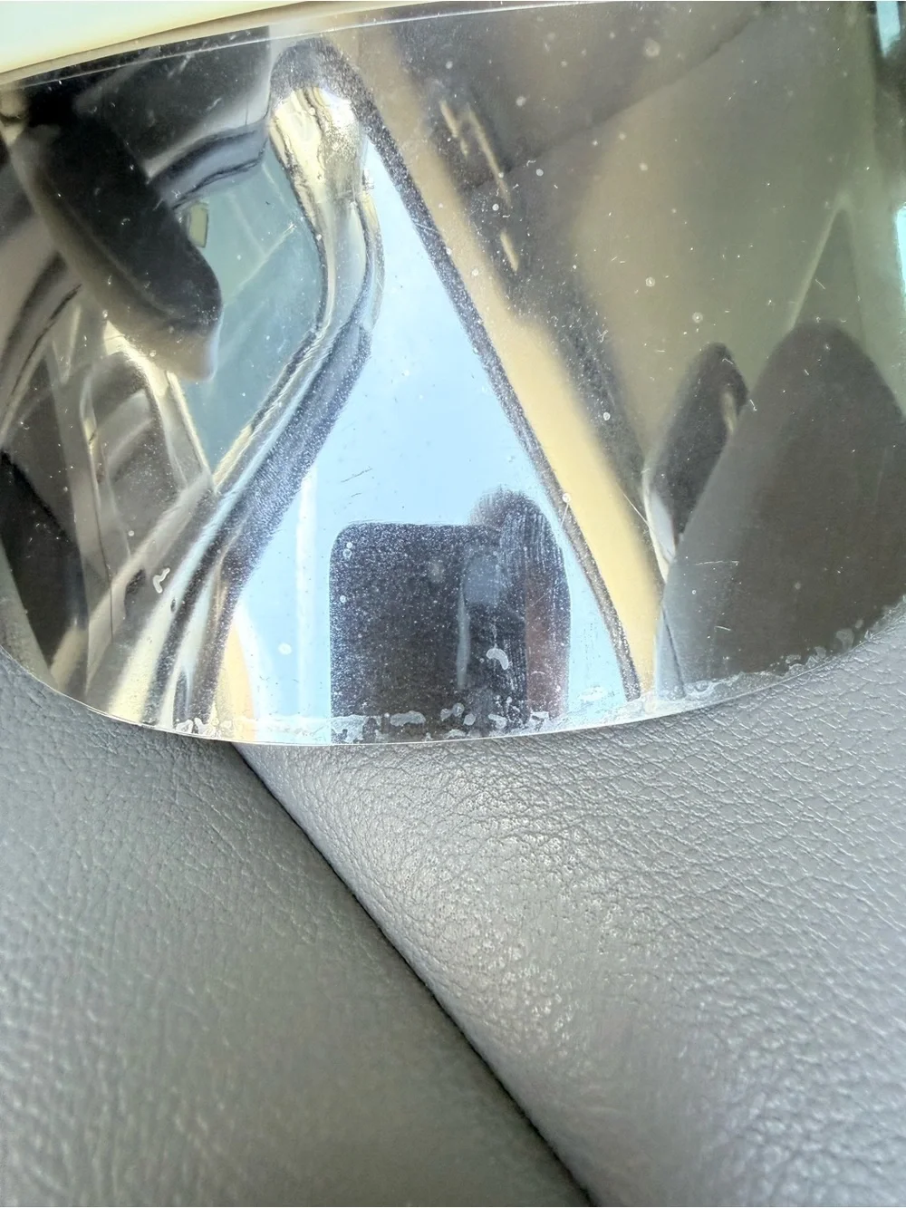 Christian Dior Transparent DiorClub1 Sun Visor